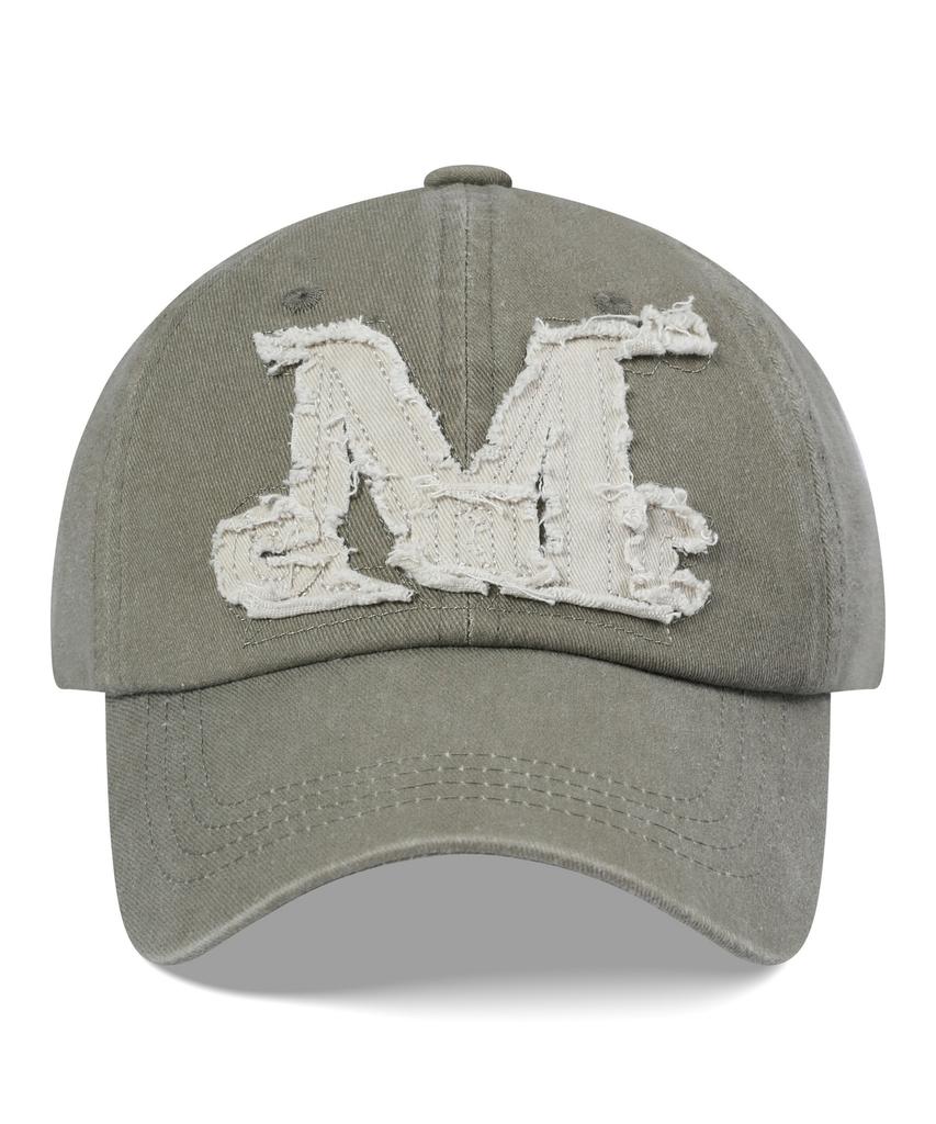 MUCENT Vintage Washed Applique Ball Cap (12 Colors)