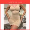 Seamless Bodycon Dress With Vneck For Summer Streetwear