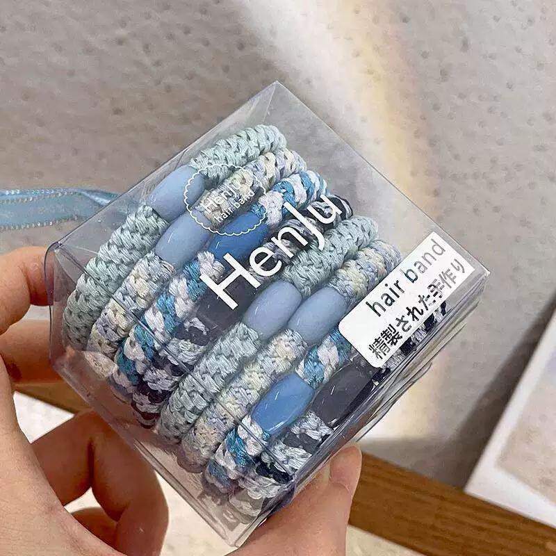 2026 New Erling Haaland Hair Ties 8-Pack Premium Elastic Ponytail Holders No-Snag Durable Rubber Bands For Bun & Pony