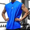 Heren Zomer Ronde Hals Mouwloos T-shirt Patroon Slim Fit Los T-shirt Eenvoudig Casual Mode Ademend T-shirt Gym Sport Mouwloos T-shirt