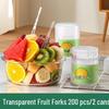 HANDUNYOU Disposable Fruit Forks