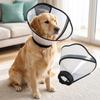 Breathable Dogs Comfy Cones Adjustable Neck Protection Cover Postoperative Recovery