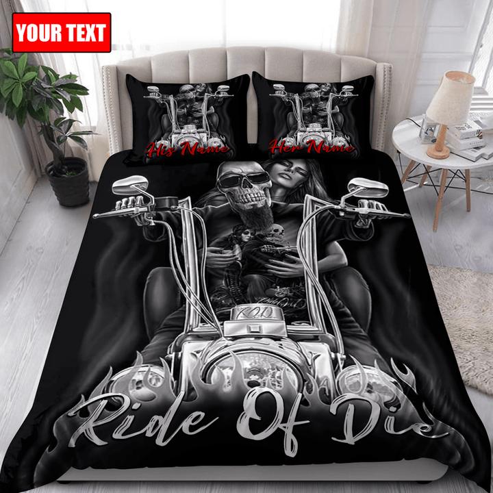 Skull Viking Doona Duvet Cover Bedding Set Bedclothes Single Double Gift
