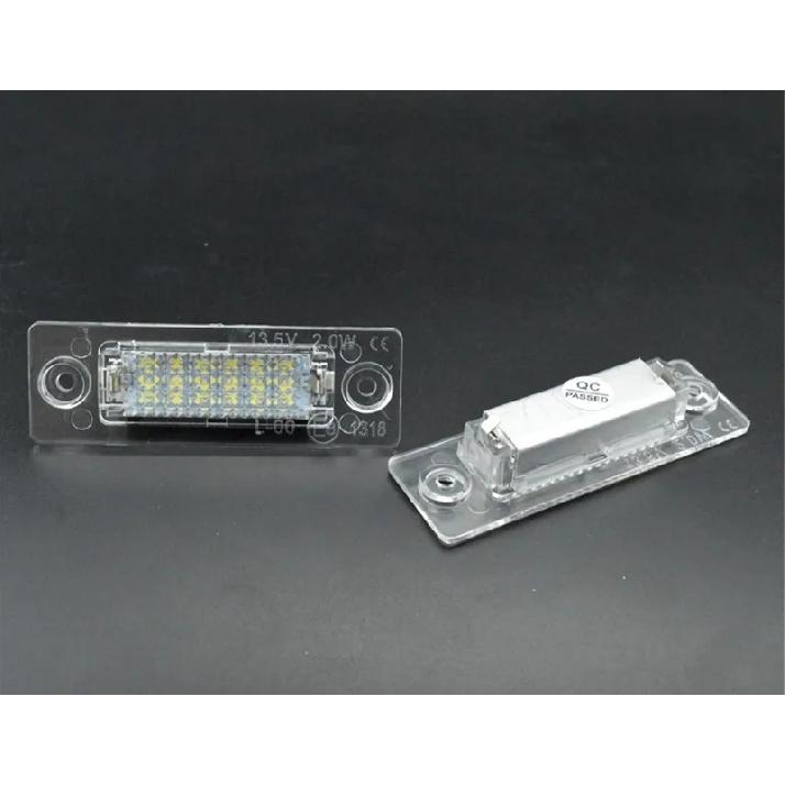 CANbus 12V 18 LEDs Car LED License Number Plate Lights Lamp For VW Transporter T5 Caddy Touran Golf Passat white 6000k