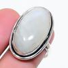 Natural Moonstone Gemstone Handmade 925 Sterling Silver Jewelry Ring Size 6 AR-17656