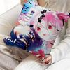 Anime Happy Sugar Life Cushion Cover Pillow Cover Decor Pillowcase Printed Cushion Case For Couch