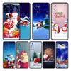 Custodia per telefono Redmi Note 11 10 9 8 7 8T 9T 9S Pro 9C 9A 10C K40S K50 K50i Ultra Silicone Morbida Cover Posteriore Carino Natale Babbo Natale