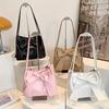 Elegante Henkeltasche mit Schleife für Damen, Süße Vielseitige Handtasche Umhängetasche