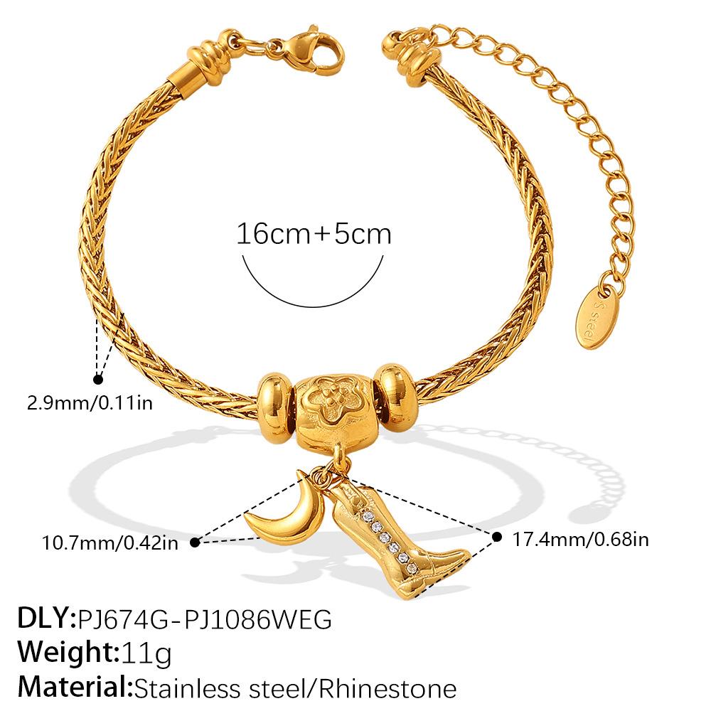 Bead-piercing Snake Bone Bracelet String Bracelet High-quality Positioning Bead Spacer Simple Fixed Bead Spacer Women's Model