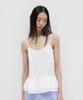 GBH APPAREL Frill Lace Sleeveless / White
