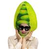 Photo Hood Bright Colorful Fruit Food Shape Soft Plush Headgear Face Opening Feature Internet Celebrity Costume Party Prop