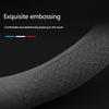 Leather Steering Wheel Cover Anti-Slip Breathable Protector For Ford Mustang Fiesta Focus Mondeo Kuga Edge Explorer F150 sticker