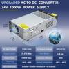 Upgraded 110V AC To 24V DC 1000W SMPS Power Supply, 24V 42A Converter for CCTV, 3D Printer, Motor Pump, Air Compressor, LED