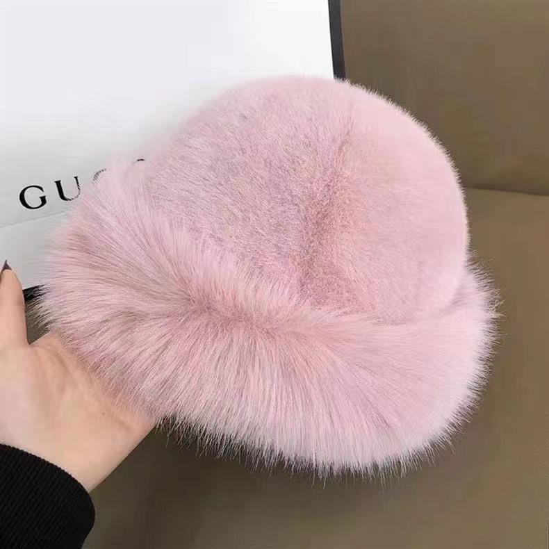 "2024 Versatile Fashion Mongolian Hat with Ear Protection - Thick Fur Plush for Cozy Autumn & Winter"