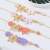 Irregular Flower Collarbone Chain Vintage Women Pendant Necklace Trendy Floral Necklace Banquet