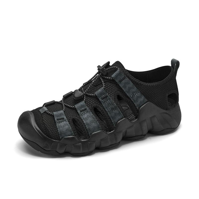 Sandale Noi de Vară la Modă pentru Bărbați Adidași din Plasă Pantofi Casual Respirabili pentru Bărbați Pantofi Plati pentru Mers în Aer Liber Protecție pentru Degete Încălțăminte pentru Apă Anti-Coliziune