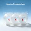 Aquarium Air Pump Accessories: 4MM Tubing, Suction Cups, Check Valve, Aeration Disc.