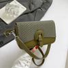 Simple Small Square Bag Autumn New Shoulder Messenger Bag Niche Fashion Texture Solid Color Women's Bag