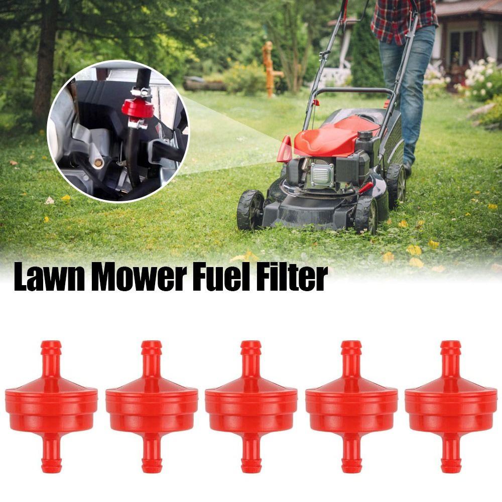 5 pièces Pièces de rechange Filtres à carburant Moteur Filtre à carburant en ligne 1/4" Filtre à carburant Tondeuse à gazon Jardin