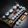 Japanese Style Ceramic Kung Fu Tea Set with Stone Tray