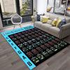 Muziek Gitaar Akkoorden Theorie Grafiek Piano Tapijt Vloerkleed Antislip Mat voor Huis Woonkamer Slaapkamer Bank Decor Kinderkamer Tapijt