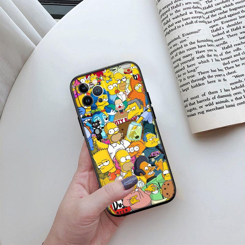 S-Simpsons Nouvelle Coque de Téléphone Haut de Gamme pour iPhone 16 15 14 13 Pro Max Plus Mini