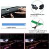 1 M/2 M/3 M/5 M wnętrza samochodu dekoracyjna lampa led EL okablowanie pasek neonowy dla Auto DIY elastyczne oświetlenie otoczenia USB Party dioda atmosfery
