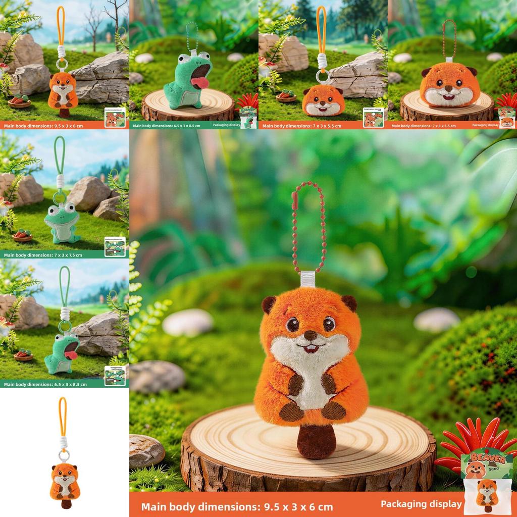 Cartoon Hoppers Plush Keychain With Soft Polyester Filling For Kids And Teens