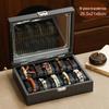 Wooden Jewelry Box with Bracelet and Bead Storage, Exquisite Display Stand for Rings and Earrings, Large Capacity, Dustproof Design