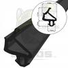 Seal for PVC Windows S-1386 PLASTMO BLACK 1m