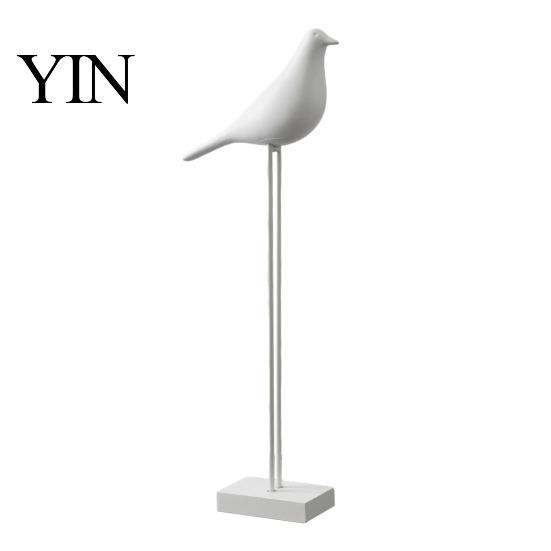 Sophisticated Bedside Table Ornaments Black & White Bird Figurine, Minimalist Modern Art Sculpture for TV Stylish Shelf Decor Bookcases Cabinet