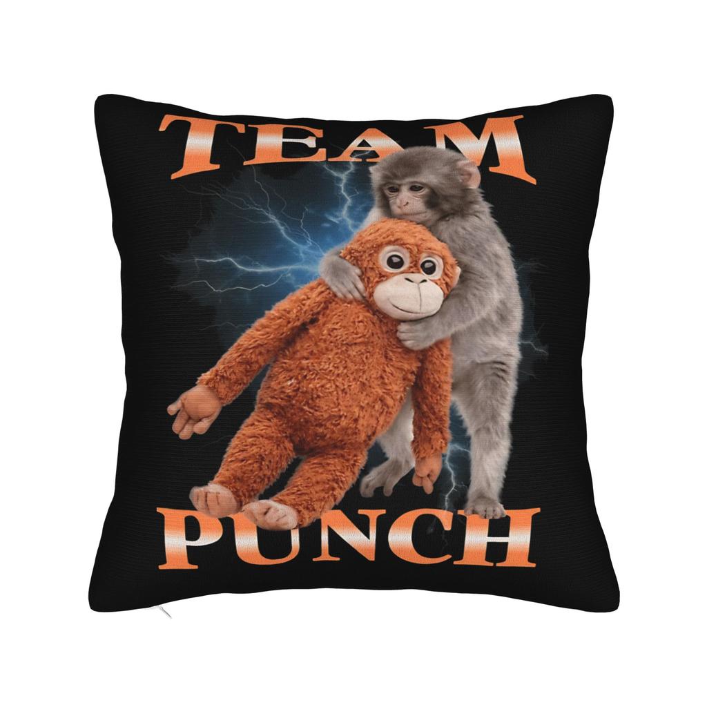 Punch Monkey Pillow Case Comfy Pillow Cover Funny Pillowcases For Living Room Bed Chair
