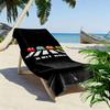 Pac-Man Print Beach Towel, Large Soft Quick Dry Towel for Beach Camping Swimming