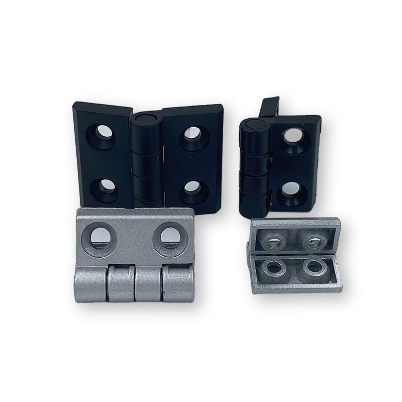 2020 3030 3040 4040 2525 4545 Metalen Scharnier Zinklegering Scharnier Afgewerkte Aluminium Scharnier Deurscharnier Connector Zwarte Of Zilveren Kleur