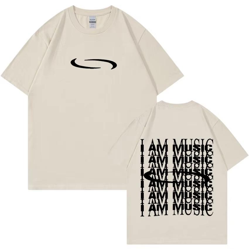Playboi Carti I AM MUSIC Logo T Shirt Opium Ken Carson Narcissist Tour Rap 2025 Summer Men Women Tops Casual Oversized Tees
