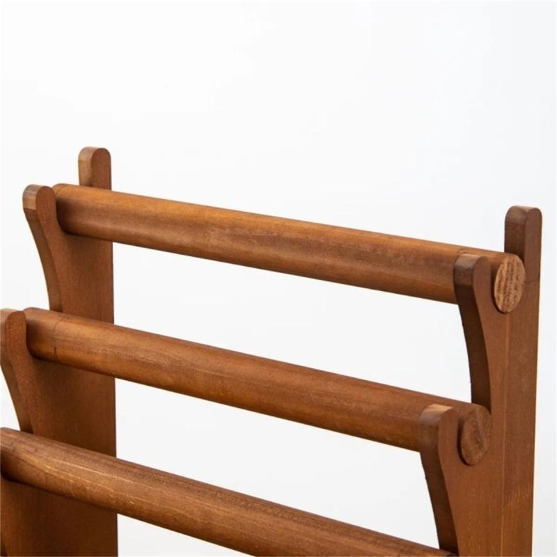 Wood Jewelry Holder for Exhibiting Accessories Bracelets and Bangle Display Rack Elegant Wrist Accessories Organizer