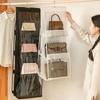 Hanging Bag for Storing Bags and Wardrobe Items Multi-layer Non-woven Fabric Dustproof Storage Bag for Household Use Bag Storage Bag