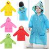 Children's Korean-Style Cartoon Raincoat with Sunscreen, Dual-Use Poncho for Kids.