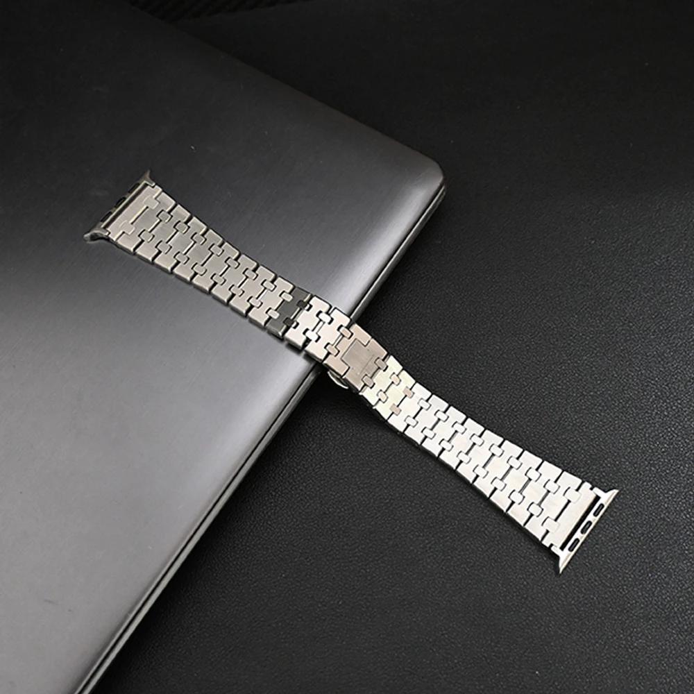 Stainless Steel Band for Apple Watch Ultra 49mm Strap for Iwatch 10 46mm 42mm 9 8 7 45mm 41mm Series 6 5 Se 44 40mm Accessories