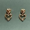 Sophiamor Two Gold Heart Er