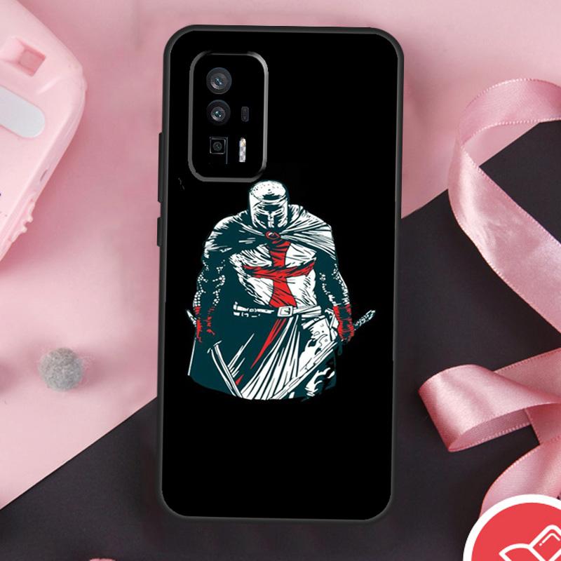 Christian Templar Knights Case For Xiaomi 15 Ultra Mi 13 14 11T 12T 13T 14T Pro POCO X7 Pro X3 X5 X6 F5 F6 F7 Cover
