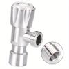 Washing Machine Kitchen Bathroom Faucet Stop Valve 4-point Water Inlet Pipe Water Gas Oil Shut Off Valve Triangle Valve
