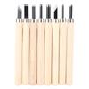 8pcs Wood Carving Knife Kit Woodworking DIY Craft Hand Tool for Soap Clay Rubber Pumpkin