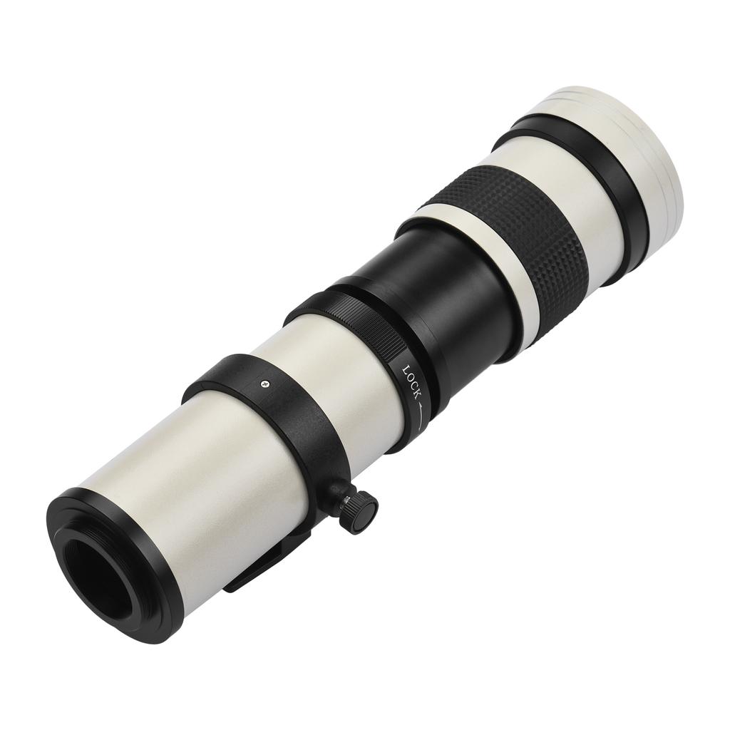 Fotoaparát MF Super teleobjektiv se zoomem F/8.3-16 420-800 mm T Mount s univerzálním 1/4 závitem