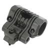 25mm Helmet Flashlight Mount Clip Flashlight Holder Portable Torch Plastic Clamp Bracket