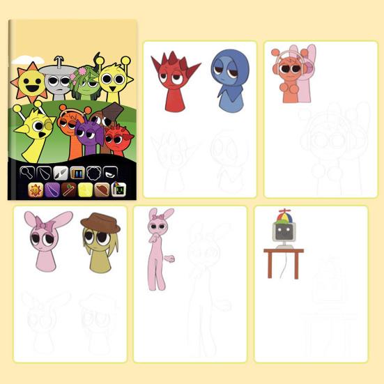 Line Drawing Book Kids Hand-Painted Tracing Pen Control Practice Picture Book Fun
