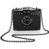 Harujio Shoulder Punk Crossbody Street Mini Shoulder Sickly Cute Women's Bag, Rock, Bag, Gothic, Black, Style, Mass-Produced Bag, Dark, Mass-Produced,