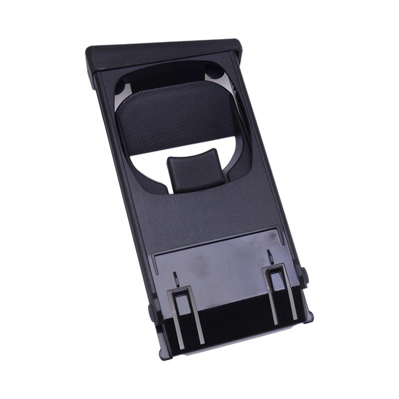 1 Pair Front Dash Cup Holder Trim Black Fit for Toyota Hilux Vigo Fotuner 2005 2006 2007 2008 2009 2010 2011 2012 2013 2014