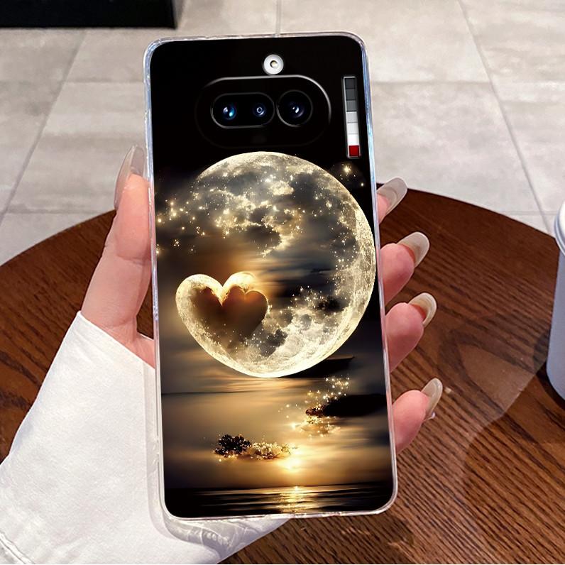 For Nothing Phone 4a 5G Case Clear Luxury Cute Love Rabbit Funny Pattern TPU Soft Silicone Back Cover For Nothing 4A 4 A Casing