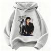 2026 Kids' Michael Jackson Print Hoodie – Warm Autumn/Winter Retro-Style Pop Icon Graphic Sweatshirt for Boys and Girls